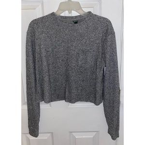 Wild Fable Cropped Gray Sweater Size X-Small